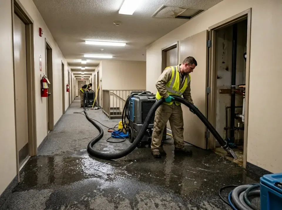 multi-unit-apartment-hallway-f-005 — frequently asked questions, Emergency Burst Pipe Water Extraction & Removal in Tuttle,…